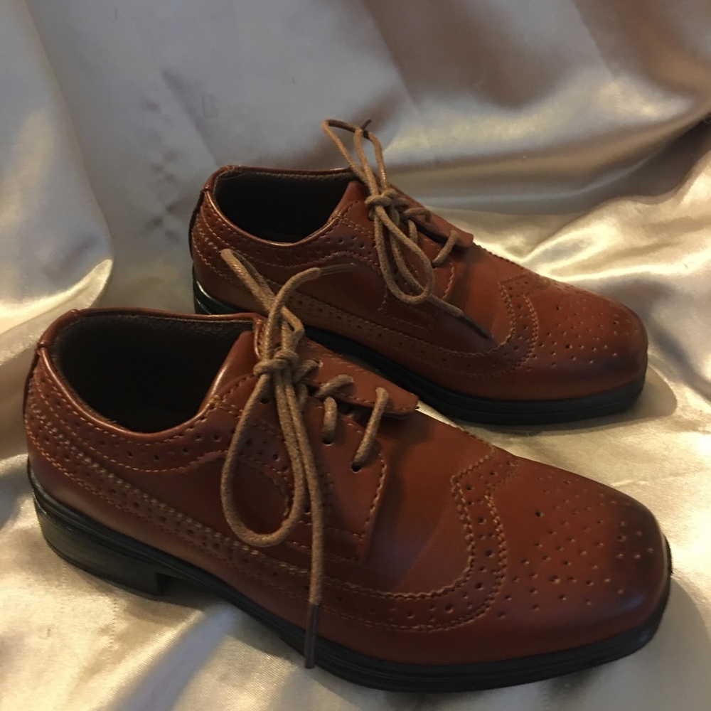 Deer Stags Ace Boys’ Wingtip Oxford Shoes